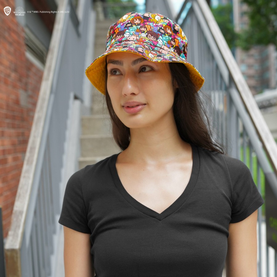 Cinereplicas Hats | Funky Harry Reversible Bucket Hat