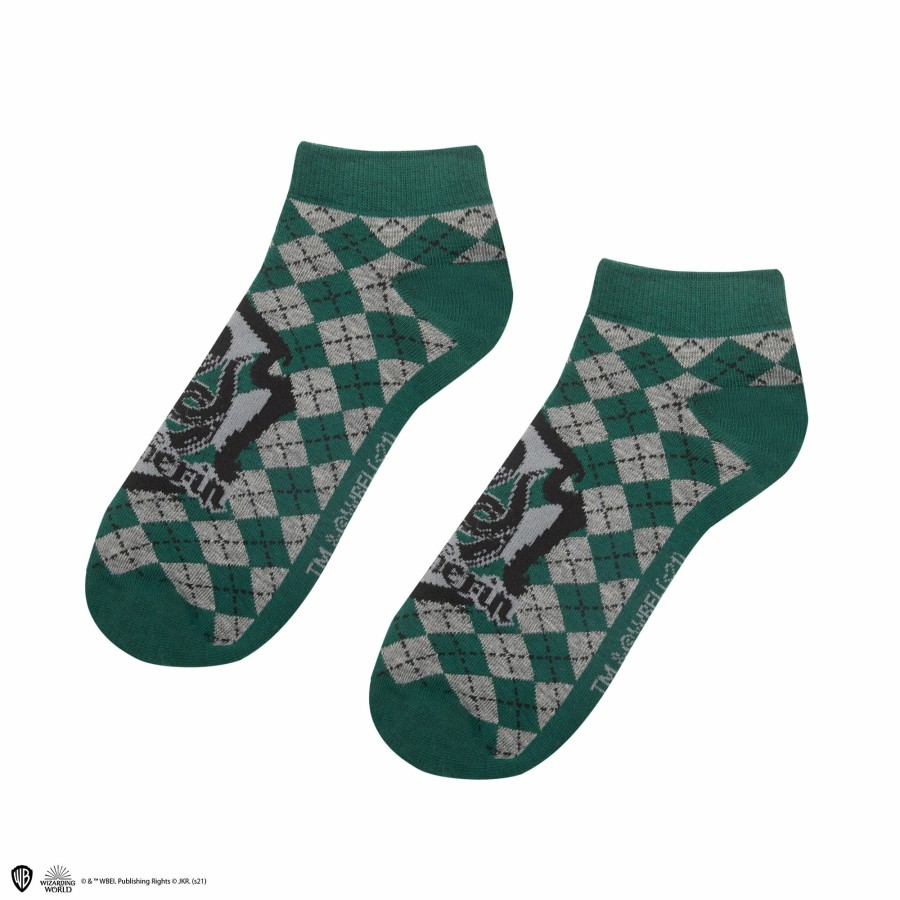 Cinereplicas Socks | Set Of 3 Slytherin Ankle Socks