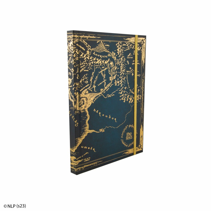 Cinereplicas Notebooks | Middle-Earth Hardcover Notebook With Foldable Map