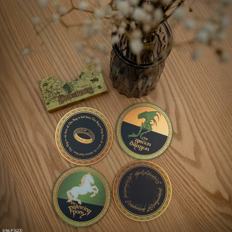 Cinereplicas Coasters | Set Of 4 Lord Of The Rings Coasters