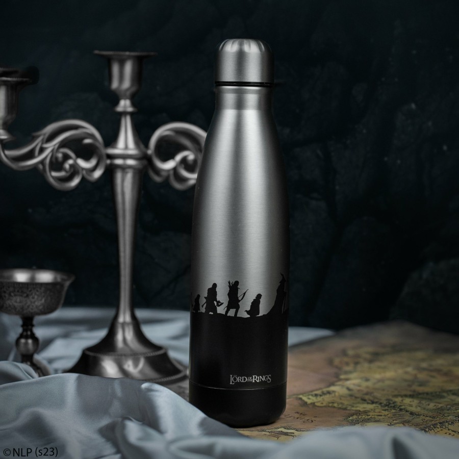 Cinereplicas Water Bottles | Silver Fellowship Of The Ring Insulated Water Bottle