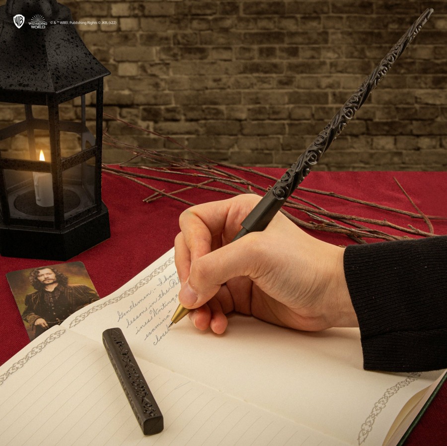 Cinereplicas Pens | Sirius Black Wand Pen With Stand & Lenticular Bookmark