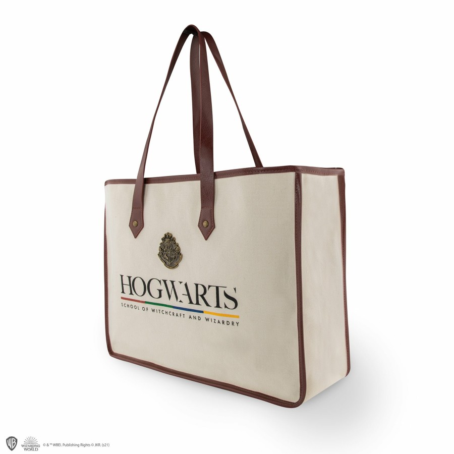 Cinereplicas Shopping Bags | Canvas Hogwarts Shopping Bag