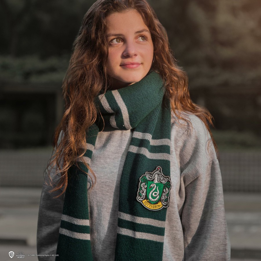 Cinereplicas Scarves | Deluxe Slytherin Scarf