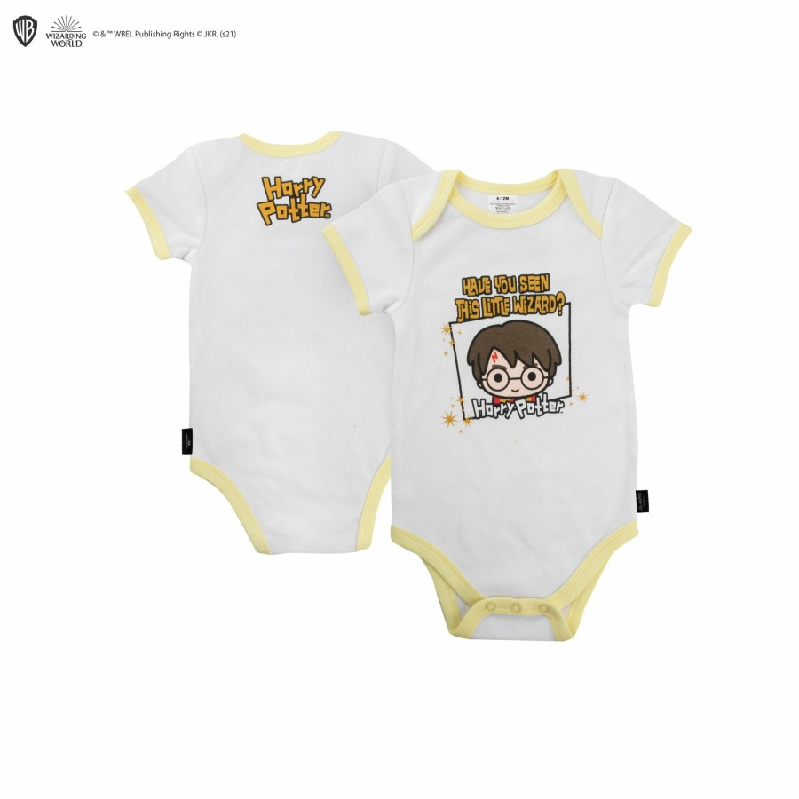 Cinereplicas Baby Sets | Little Wizard Baby Bodysuit And Bib