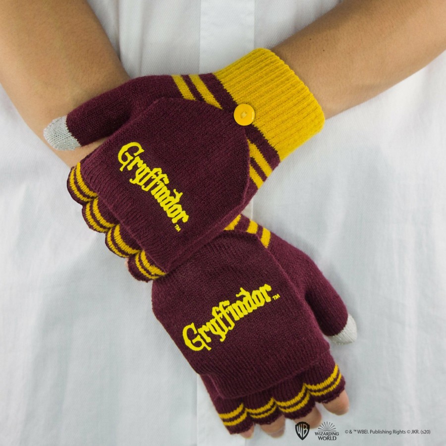 Cinereplicas Gloves | Gryffindor Mitten/Fingerless Gloves