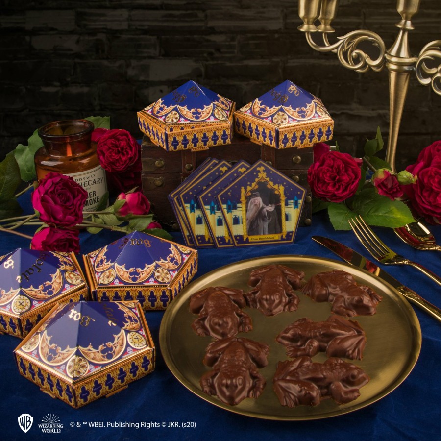 Cinereplicas Bakeware | Chocolate Frog Mold + 12 Wizard Cards + 6 Diy Boxes (New Edition)