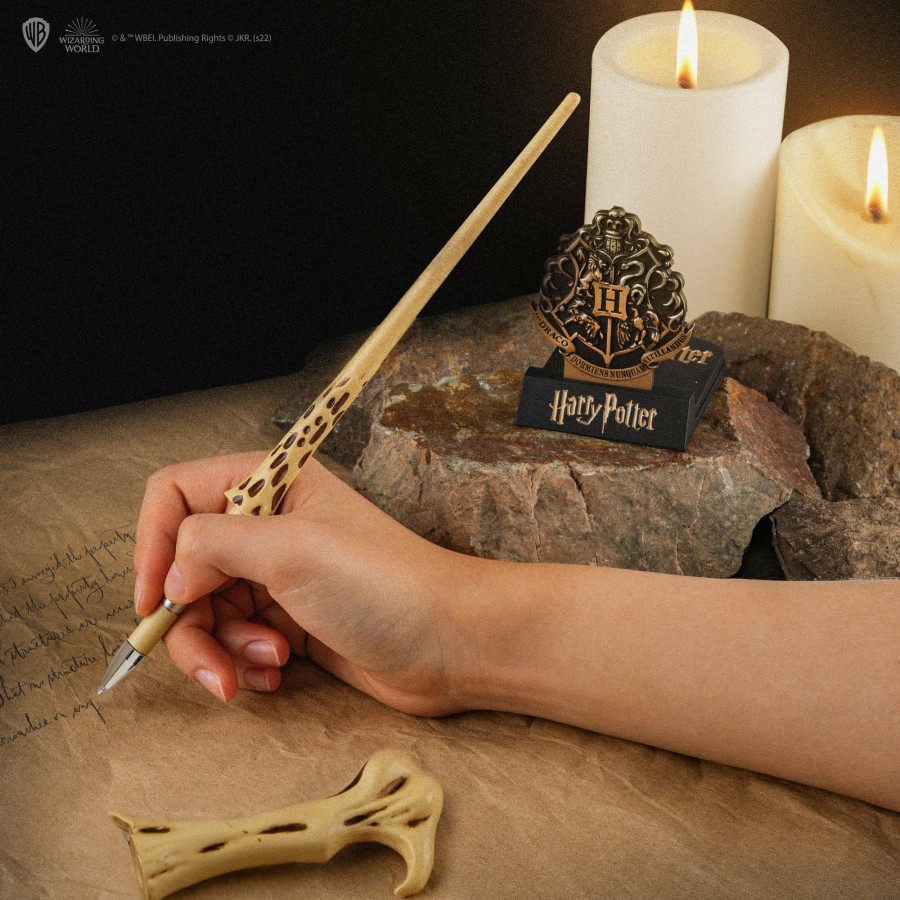 Cinereplicas Pens | Lord Voldemort Wand Pen With Stand & Lenticular Bookmark