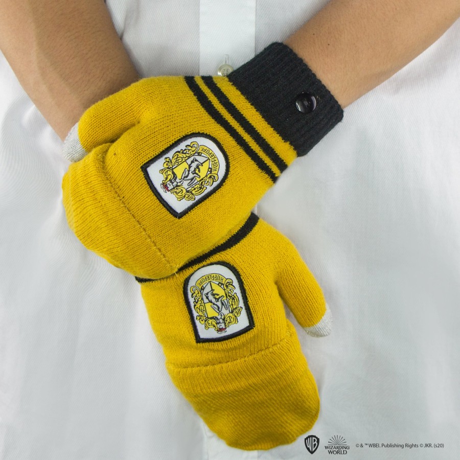 Cinereplicas Gloves | Hufflepuff Mitten/Fingerless Gloves