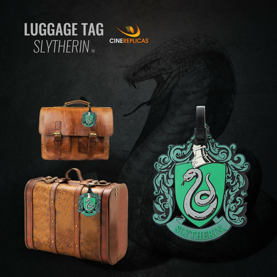 Cinereplicas Travel | Slytherin Luggage Tag