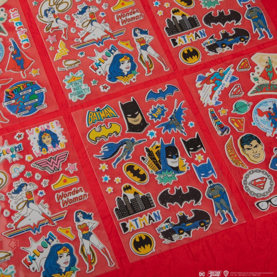 Cinereplicas Stickers | Dc Comics Puffy Foam Stickers Bundle