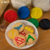 Cinereplicas Bakeware | Set Of 5 Justice League Interchangeable Cookie Stamps