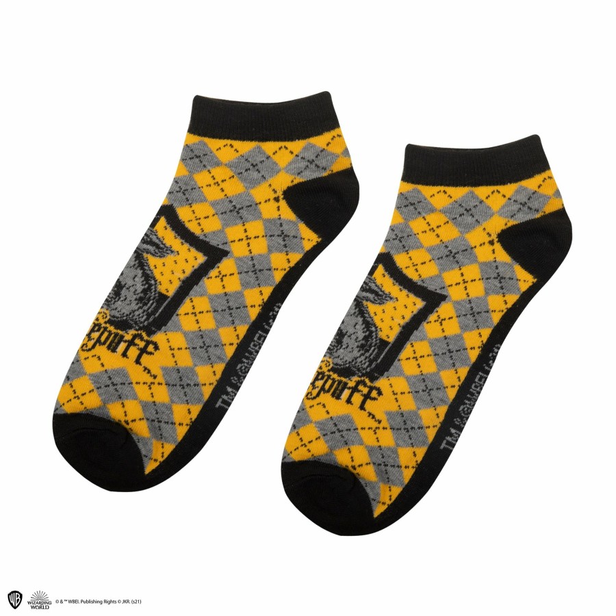 Cinereplicas Socks | Set Of 3 Hufflepuff Ankle Socks