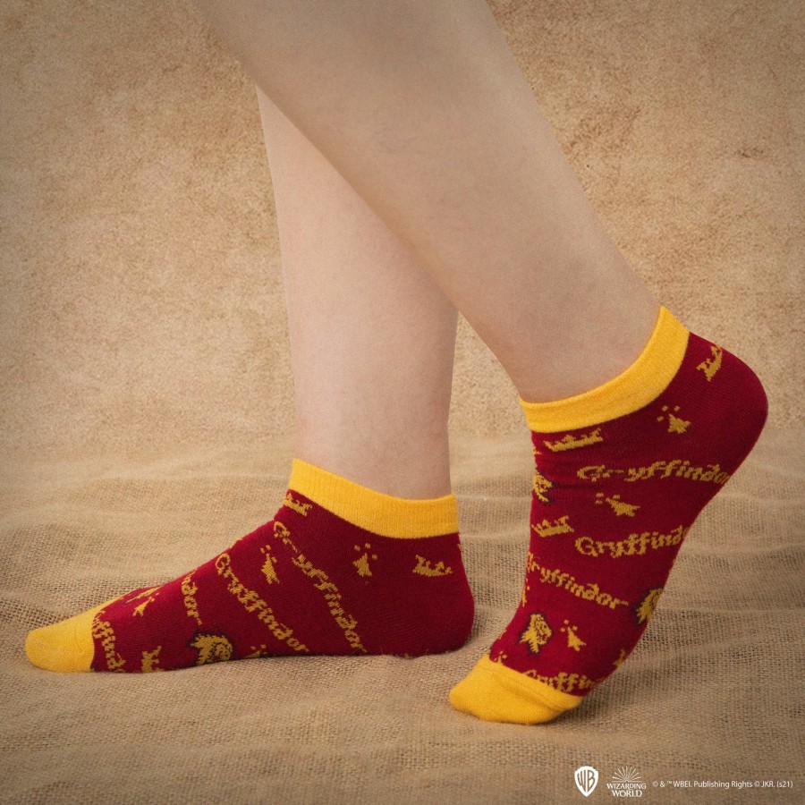 Cinereplicas Socks | Set Of 3 Gryffindor Ankle Socks