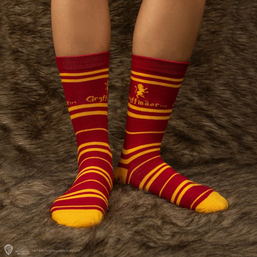 Cinereplicas Socks | Set Of 3 Gryffindor Socks