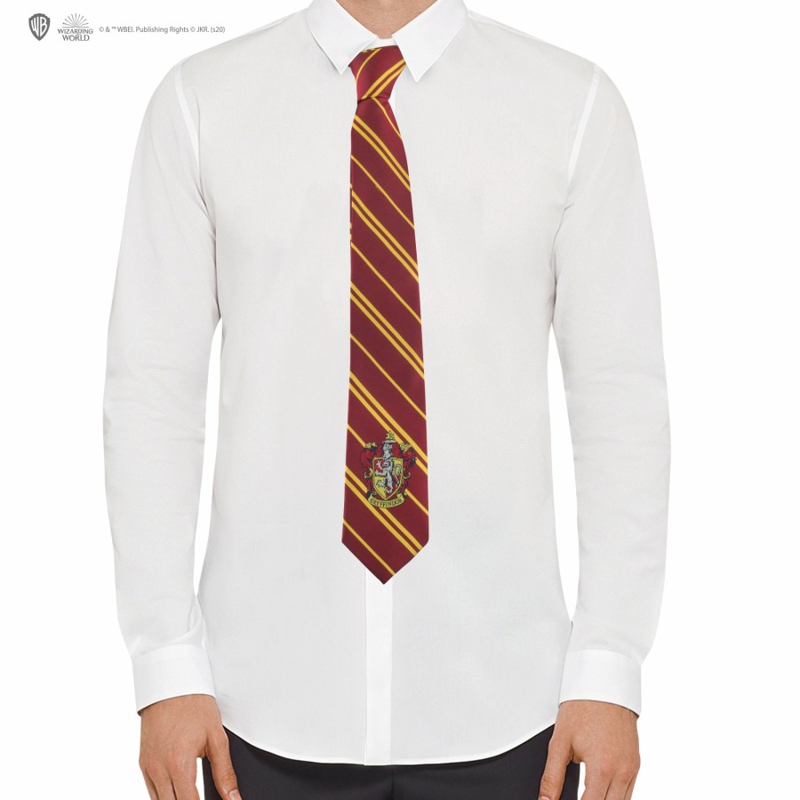 Cinereplicas Ties | Adults Woven Crest Gryffindor Tie