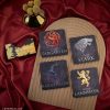 Cinereplicas Coasters | Set Of 4 Game Of Thrones Coasters