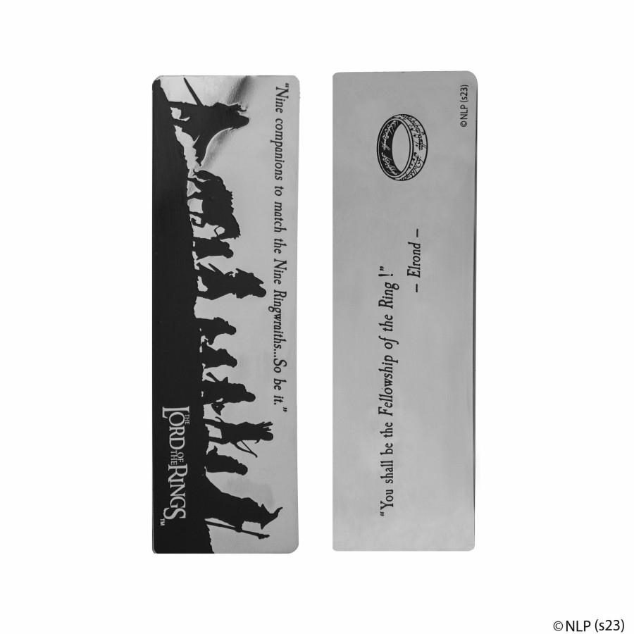 Cinereplicas Bookmarks | Fellowship Of The Ring Metal Bookmark