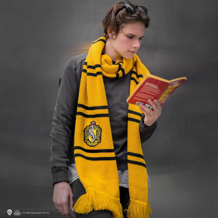 Cinereplicas Scarves | Deluxe Hufflepuff Scarf