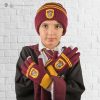 Cinereplicas Gloves | Kids Gryffindor Gloves And Beanie Set