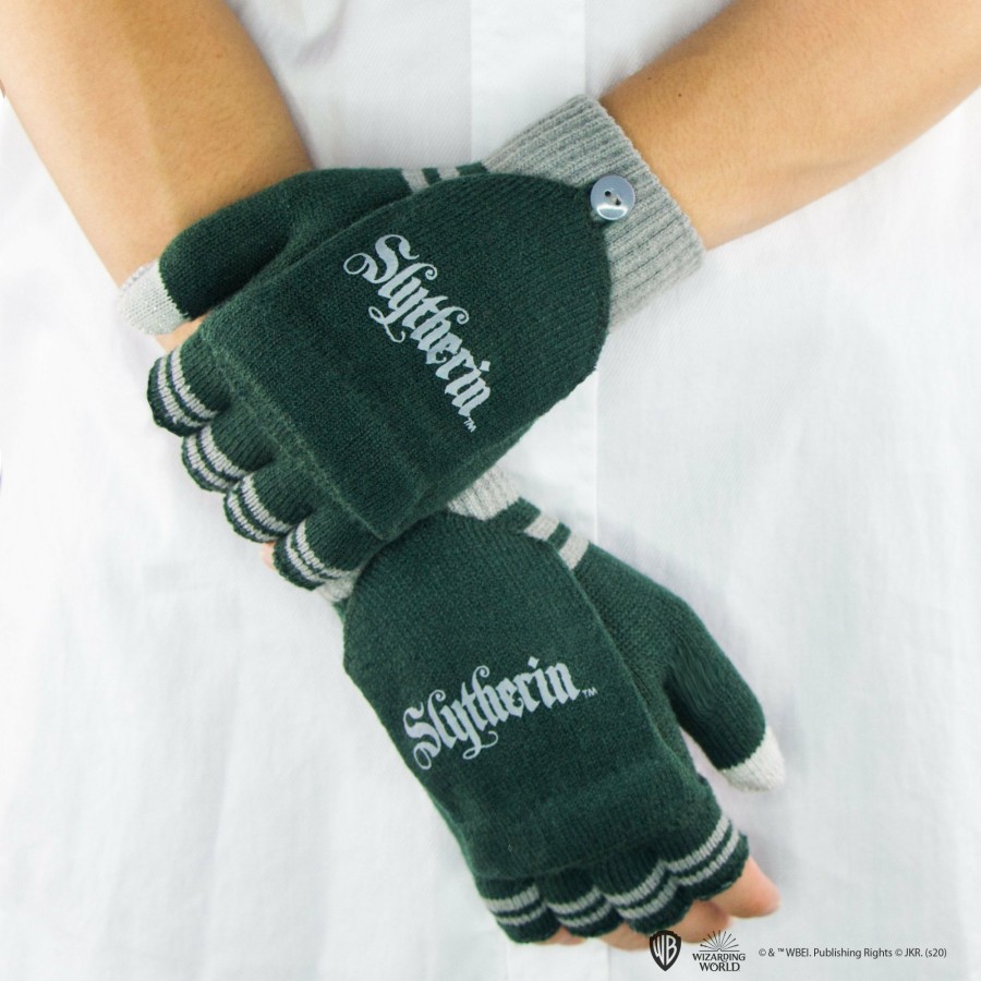 Cinereplicas Gloves | Slytherin Mitten/Fingerless Gloves