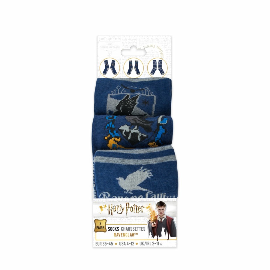 Cinereplicas Socks | Set Of 3 Ravenclaw Socks