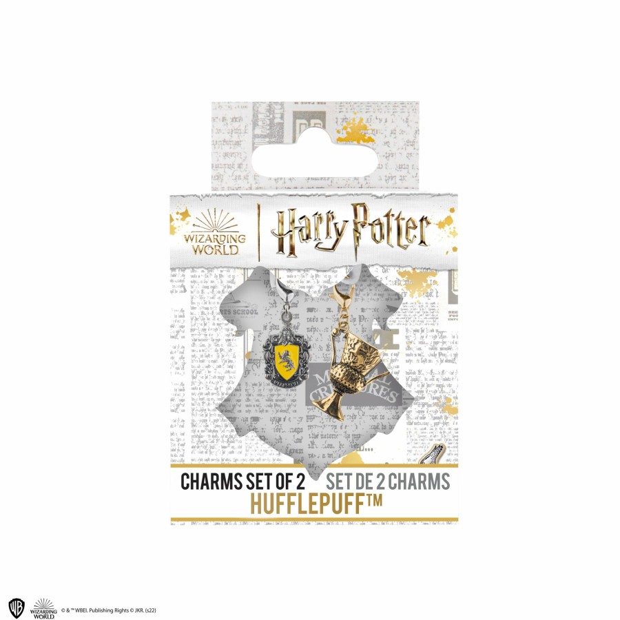 Cinereplicas Bracelets | Set Of 2 Hufflepuff Charms