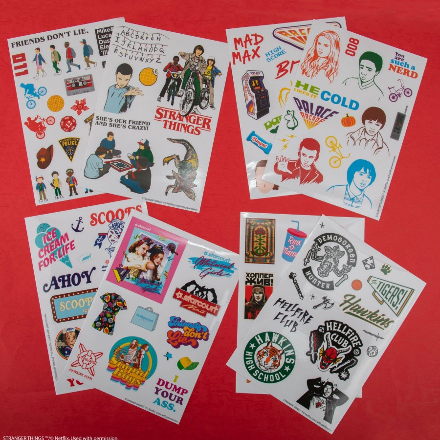 Cinereplicas Stickers | Stranger Things Season 1-4 Stickers Bundle