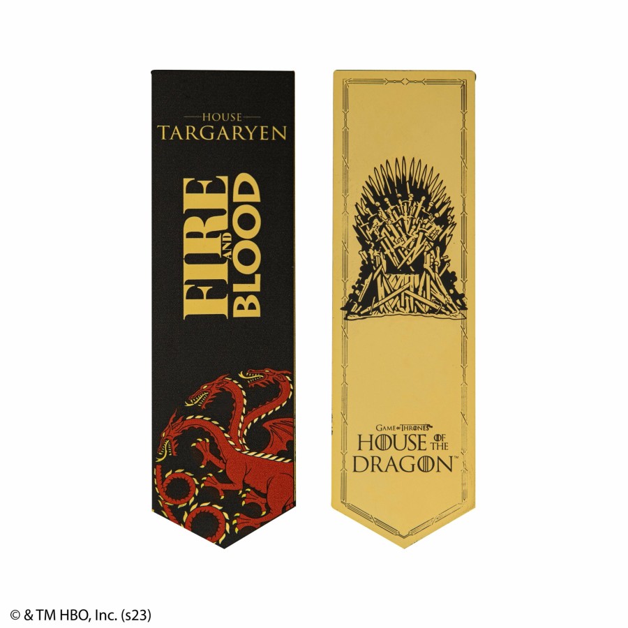 Cinereplicas Bookmarks | Targaryen Metal Bookmark