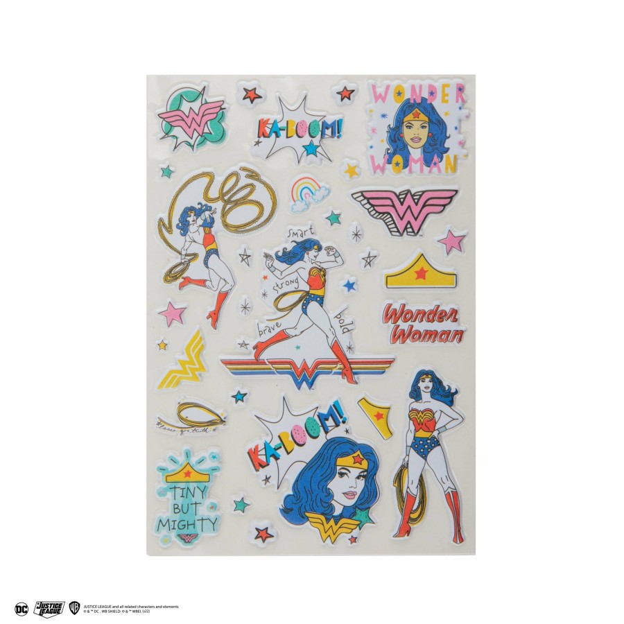 Cinereplicas Stickers | Wonder Woman Puffy Foam Stickers