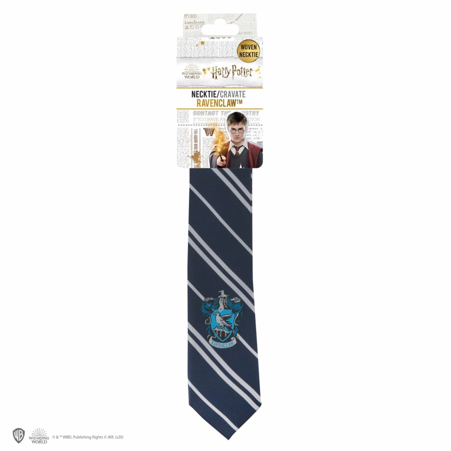 Cinereplicas Ties | Adults Woven Crest Ravenclaw Tie