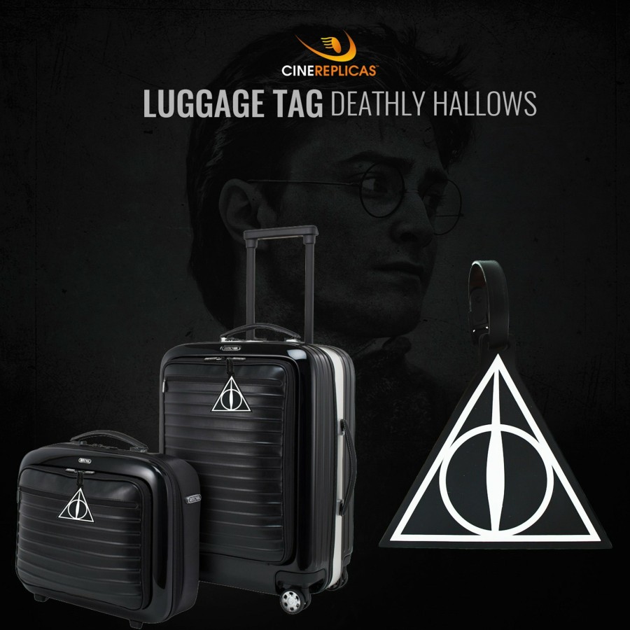 Cinereplicas Travel | Deathly Hallows Luggage Tag